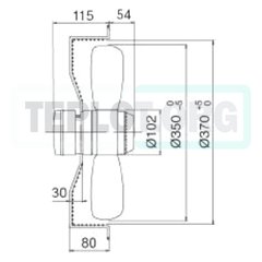 Вентилятор Heater CR One 350мм с 3-х скоростным двигателем, арт. SP0350, цена ₽12276 (img.4)