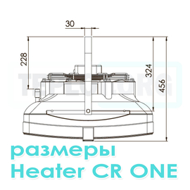 CR One тепловентилятор водяной, арт. WA0010, цена ₽27040.2 (img.6)