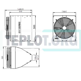 GUARD PRO 050C завеса Sonniger без нагрева, арт. GP1035, цена ₽63542 (img.2)