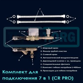 Комплект для подключения 7 в 1 (CR Pro), арт. SUR002, цена ₽15641.01 (img.1)