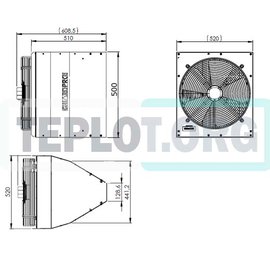 GUARD PRO 050C завеса Sonniger без нагрева, арт. GP1035, цена ₽63542 (img.2)