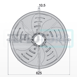 Вентилятор Heater CR Pro 550мм с 3-х скоростным двигателем, арт. SP0550, цена ₽24012.45 (img.6)