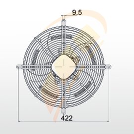 Вентилятор New Mini AC с двигателем, арт. 1-2-2702-0005, цена ₽19000 (img.3)