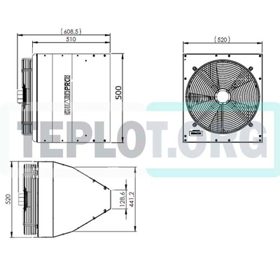 GUARD PRO 050C завеса Sonniger без нагрева, арт. GP1035, цена ₽46250 (img.2)