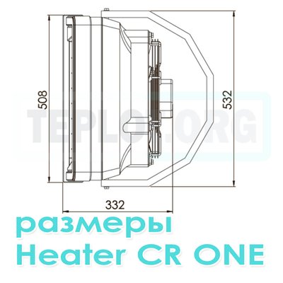 CR One тепловентилятор водяной, арт. WA0010, цена ₽27040.2 (img.8)