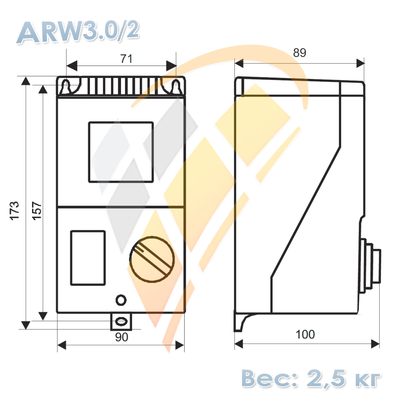 ARW3.0/2 регулятор скорости, арт. 1-4-0101-0434 (17886-9991), цена ₽10672.5 (img.7)