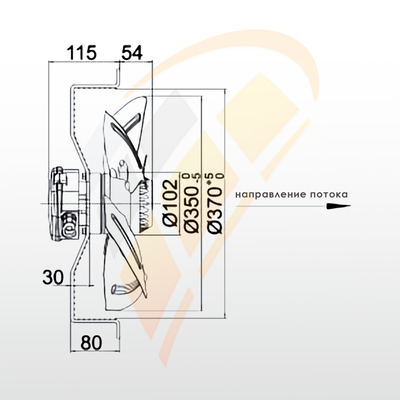 Вентилятор New Mini AC с двигателем, арт. 1-2-2702-0005, цена ₽19000 (img.2)
