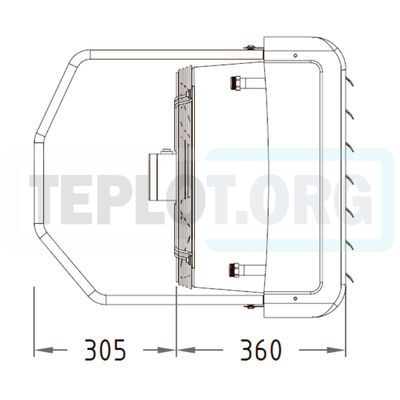 ГРЕЕРС ВС-1230 тепловентилятор, арт. 1230ВС, цена ₽44985 (img.4)