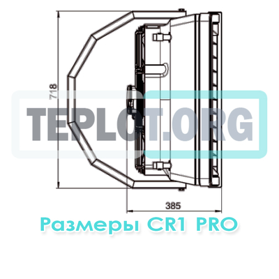 Heater CR1 Pro тепловентилятор WDB Sonniger арт. WA0031, image 8