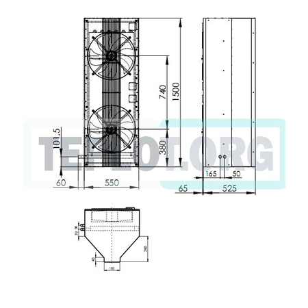 GUARD PRO 150E тепловая завеса электрическая промышленная, image 2