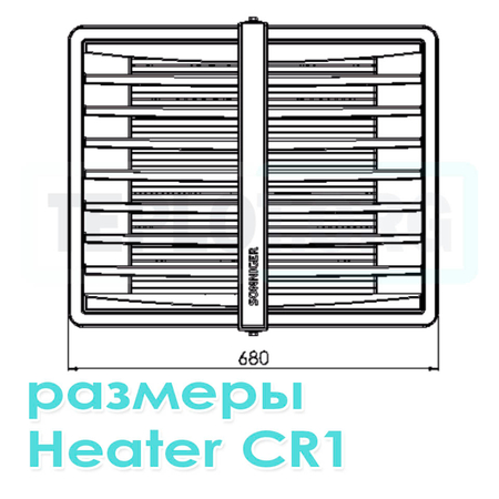 Heater CR1 тепловентилятор WDB Sonniger арт. WA0021, image 9