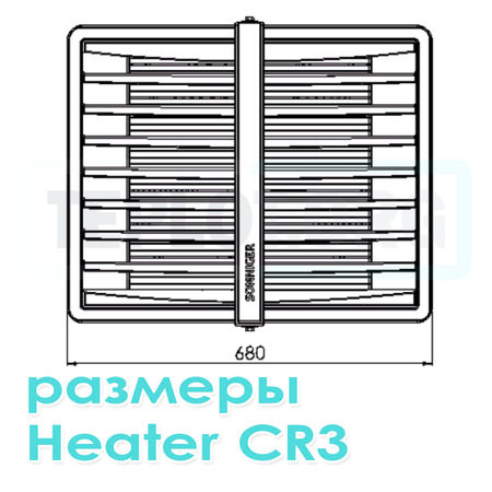 Heater CR3 тепловентилятор WDB Sonniger арт. WA0023, image 9