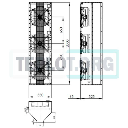 GUARD PRO 200C воздушная завеса без нагрева промышленная, image 2