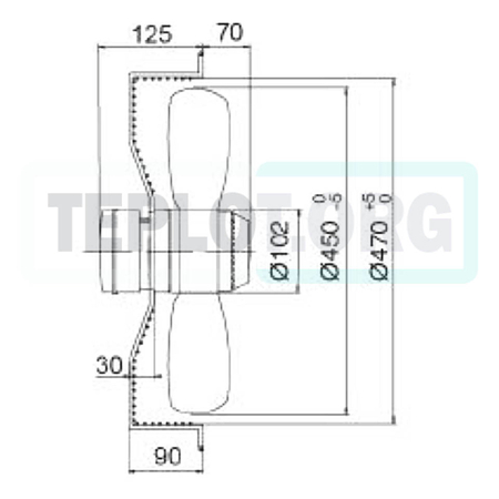 CR 450 мм axial fan арт. SP0450 вентилятор Sonniger, image 5