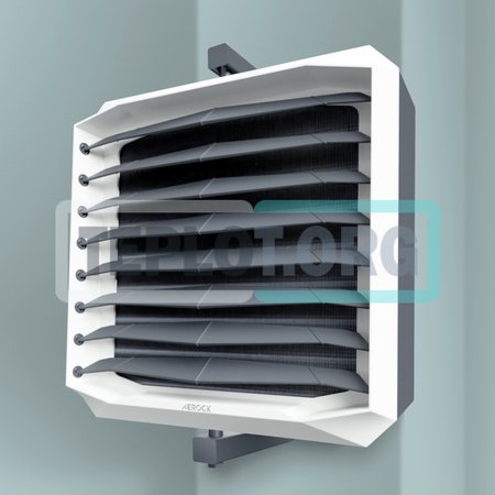 AEROCK R1 AC тепловентилятор водяной 2-30 кВт арт. 1-4-0107-K с консолью L (Large), image 3
