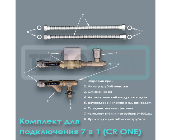 Комплект для подключения 7 в 1 (CR One), арт. SUR000, цена ₽12800 (img.1)